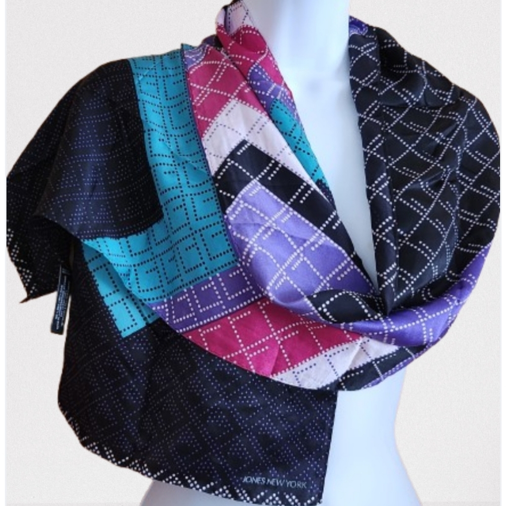 Jones New York Silk Scarf